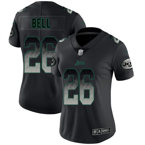New York Jets Limited Black Women LeVeon Bell Jersey NFL Football 26 Smoke Fashion